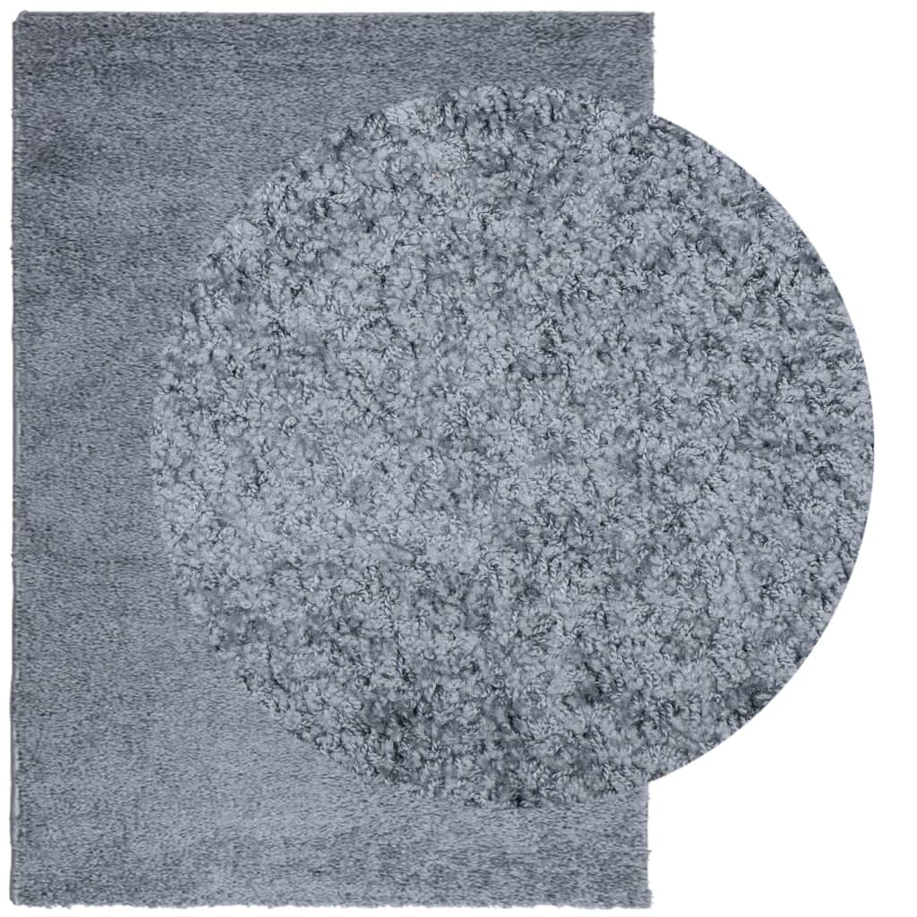 Vloerkleed Shaggy Hoogpolig Modern 200X280 Cm Blauw