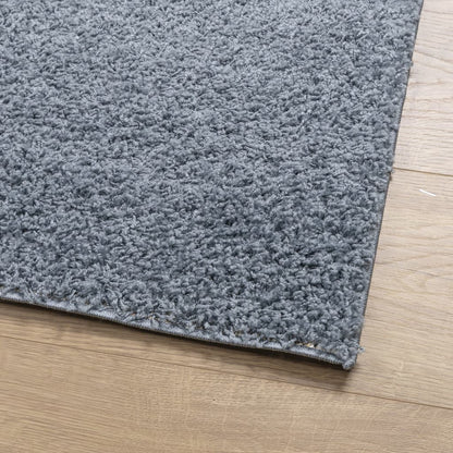 Vloerkleed Shaggy Hoogpolig Modern 200X280 Cm Blauw