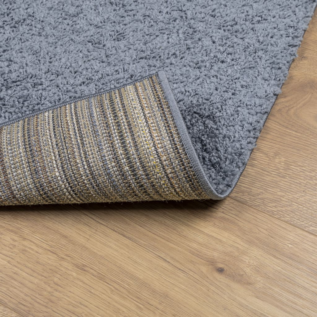 Vloerkleed Shaggy Hoogpolig Modern 200X280 Cm Blauw