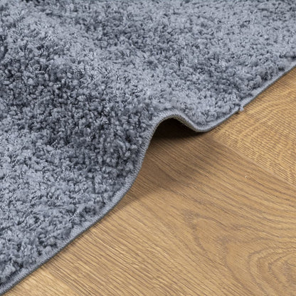 Vloerkleed Shaggy Hoogpolig Modern 200X280 Cm Blauw