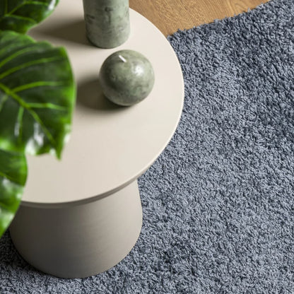 Vloerkleed Shaggy Hoogpolig Modern 200X280 Cm Blauw