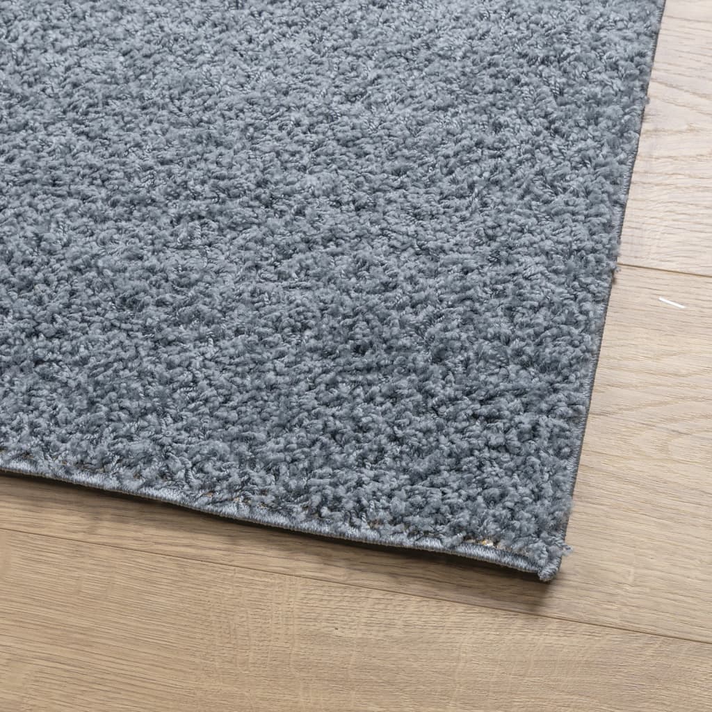 Vloerkleed Shaggy Hoogpolig Modern 240X340 Cm Blauw