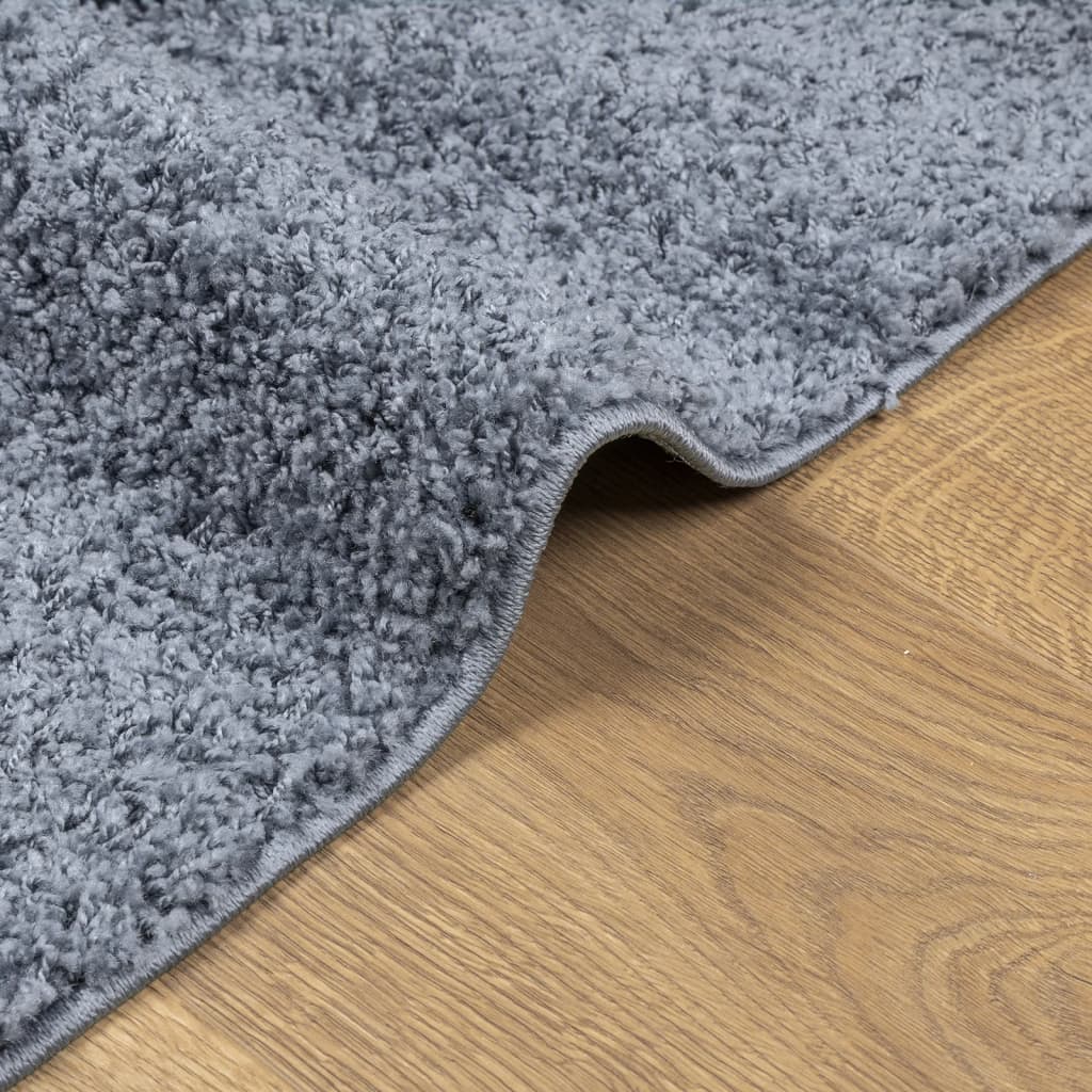 Vloerkleed Shaggy Hoogpolig Modern 240X340 Cm Blauw