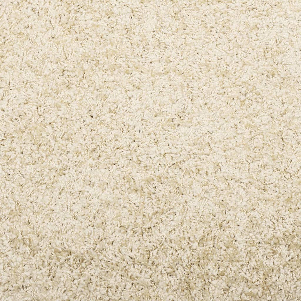 Vloerkleed Shaggy Hoogpolig Modern 60X110 Cm Goudkleurig