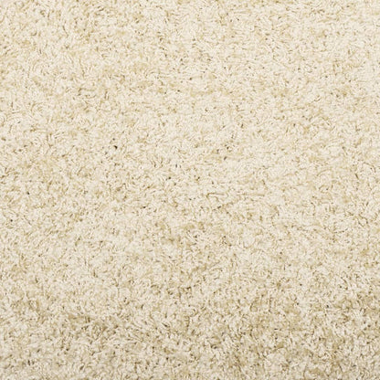 Vloerkleed Shaggy Hoogpolig Modern 60X110 Cm Goudkleurig