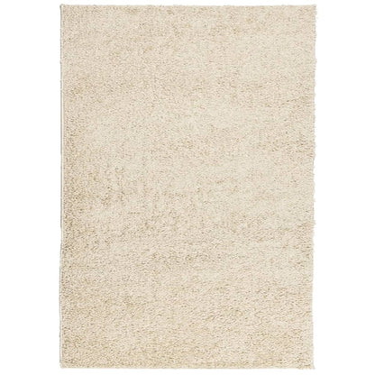 Vloerkleed Shaggy Hoogpolig Modern 120X170 Cm Goudkleurig