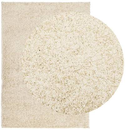 Vloerkleed Shaggy Hoogpolig Modern 120X170 Cm Goudkleurig