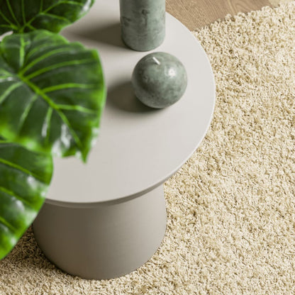 Vloerkleed Shaggy Hoogpolig Modern 120X170 Cm Goudkleurig