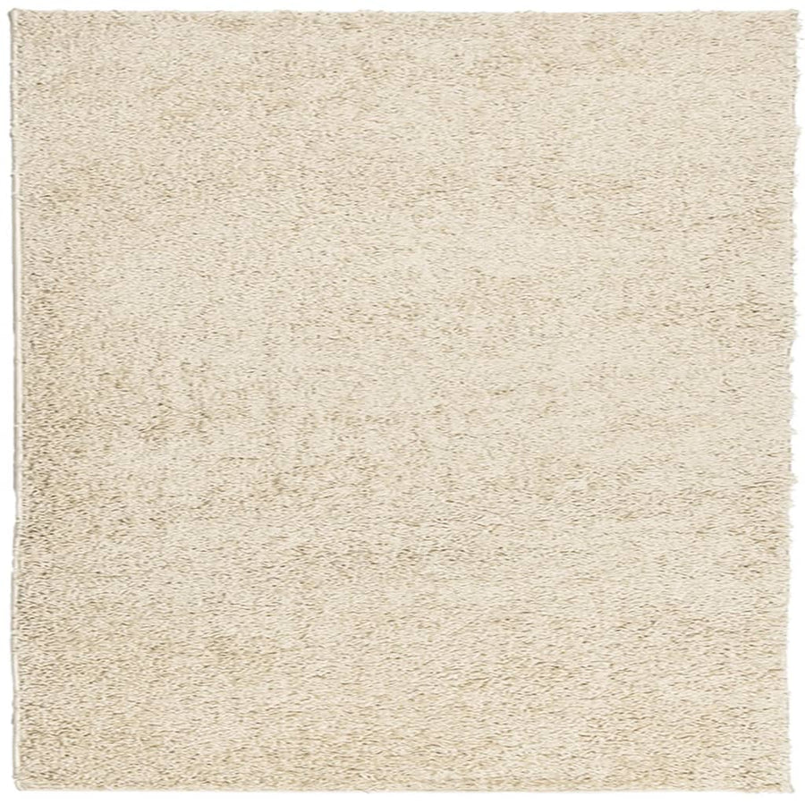 Vloerkleed Shaggy Hoogpolig Modern 160X160 Cm Goudkleurig