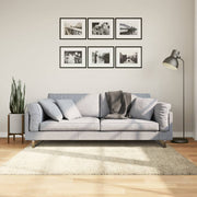 Vloerkleed shaggy 160x160 cm goud