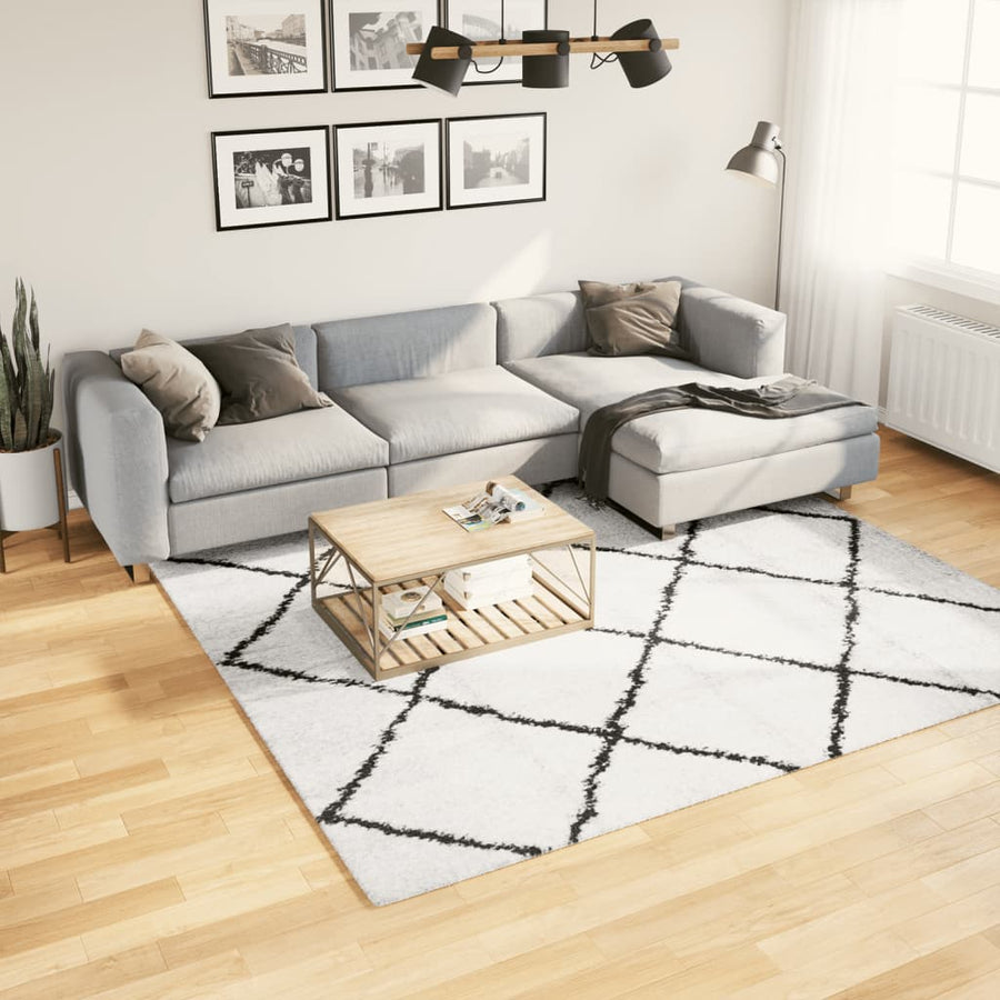 10-Delige Loungeset Met Kussens Poly Rattan Beige Blauw