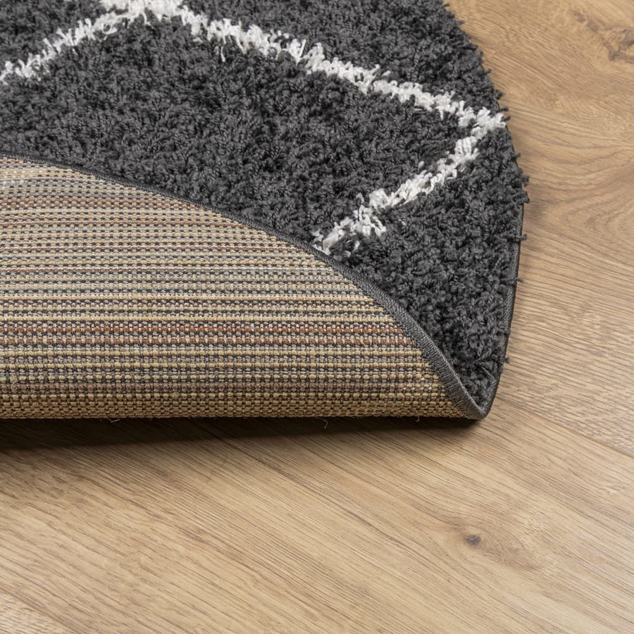Vloerkleed shaggy hoogpolig modern Ø 280 cm ? 280 cm