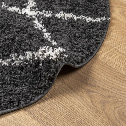 Vloerkleed shaggy hoogpolig modern Ø 280 cm ? 280 cm