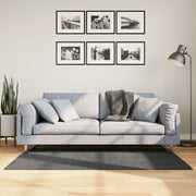Vloerkleed laagpolig 80x150 cm antraciet