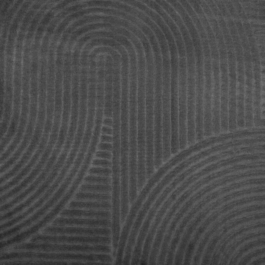 Vloerkleed IZA laagpolig Scandinavisch 100x200 cm antraciet