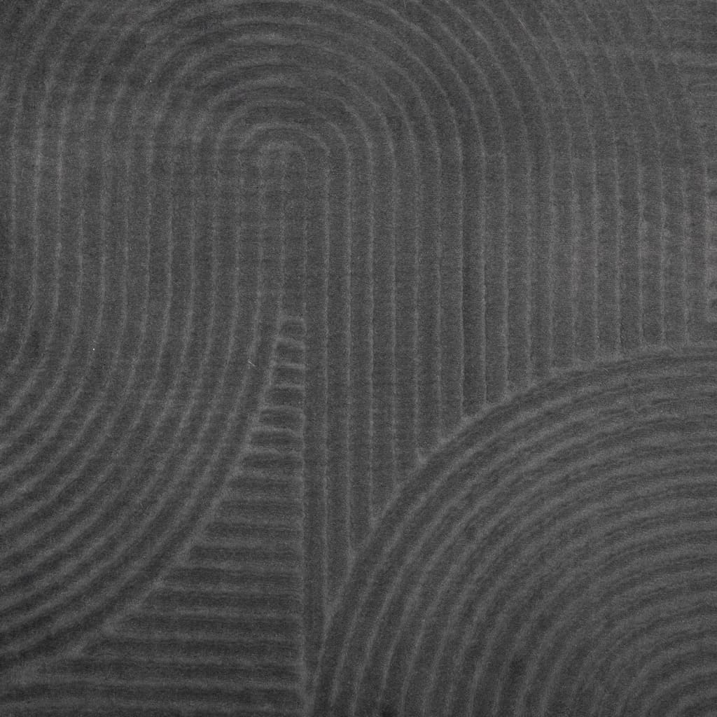 Vloerkleed Iza Laagpolig Scandinavisch 120X170 Cm Antraciet