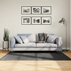 Vloerkleed 120x170 cm laagpolig antraciet