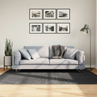 Rug IZA low-pile Scandinavian 140x200 cm anthracite
