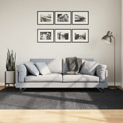 Vloerkleed laagpolig 160x230 cm antraciet
