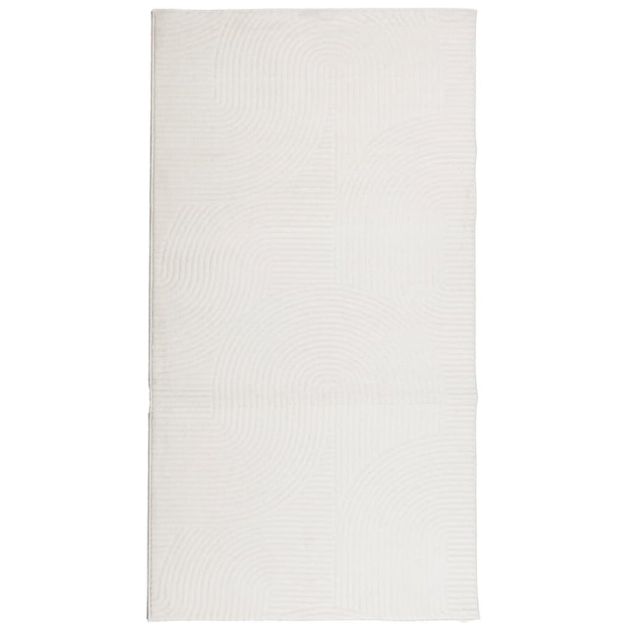 Vloerkleed Iza Laagpolig Scandinavisch 80X150 Cm Crèmekleurig