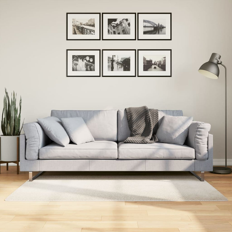 Vloerkleed Iza Laagpolig Scandinavisch 80X150 Cm Crèmekleurig