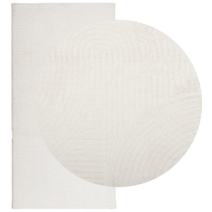 Vloerkleed Iza Laagpolig Scandinavisch Kleurig 100 x 200 cm Crème