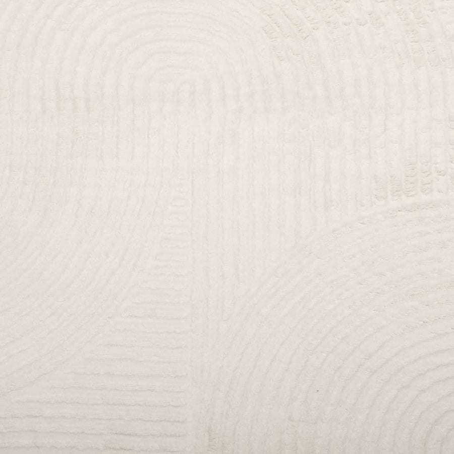 Vloerkleed IZA laagpolig Scandinavisch 120x170 cm crèmekleurig