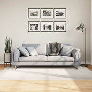 Vloerkleed 140x200 cm laagpolig crèmekleurig