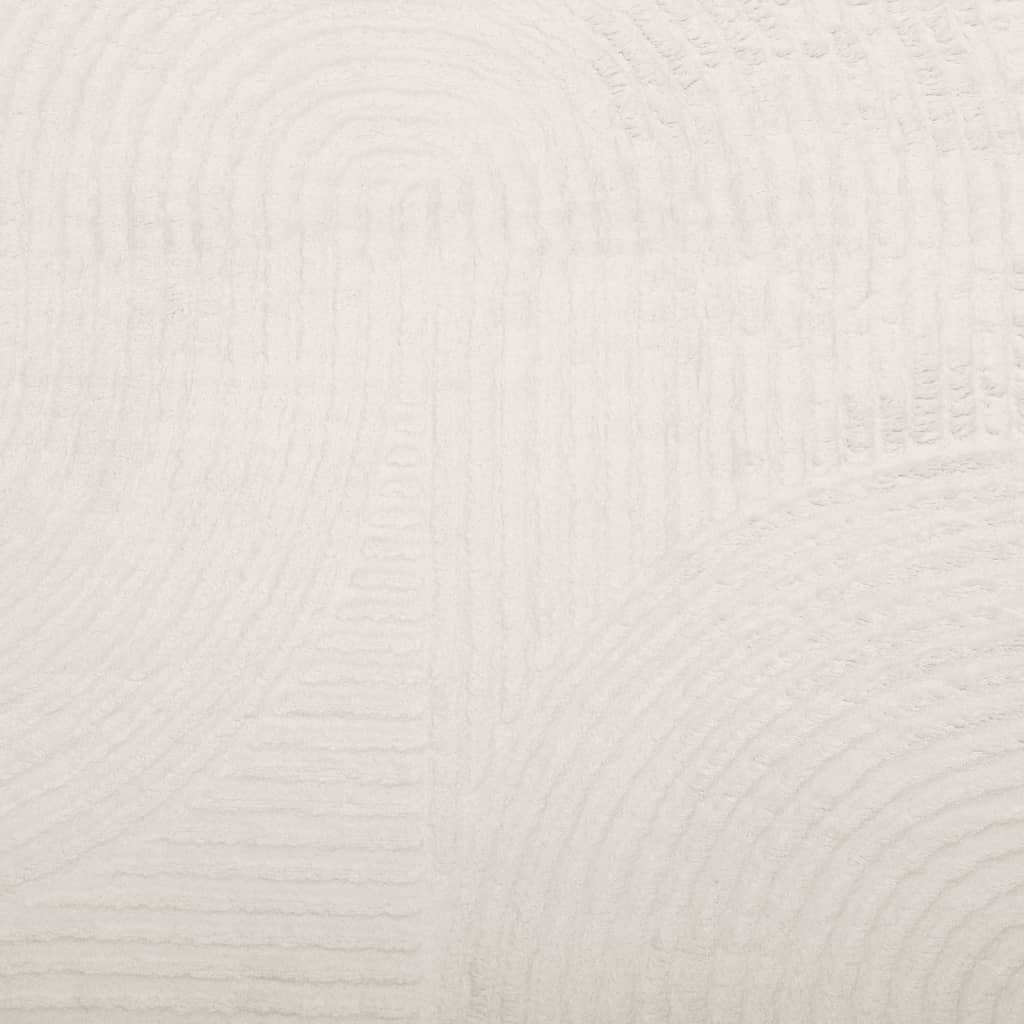 Vloerkleed Iza Laagpolig Scandinavisch Kleurig 160 x 230 cm Crème