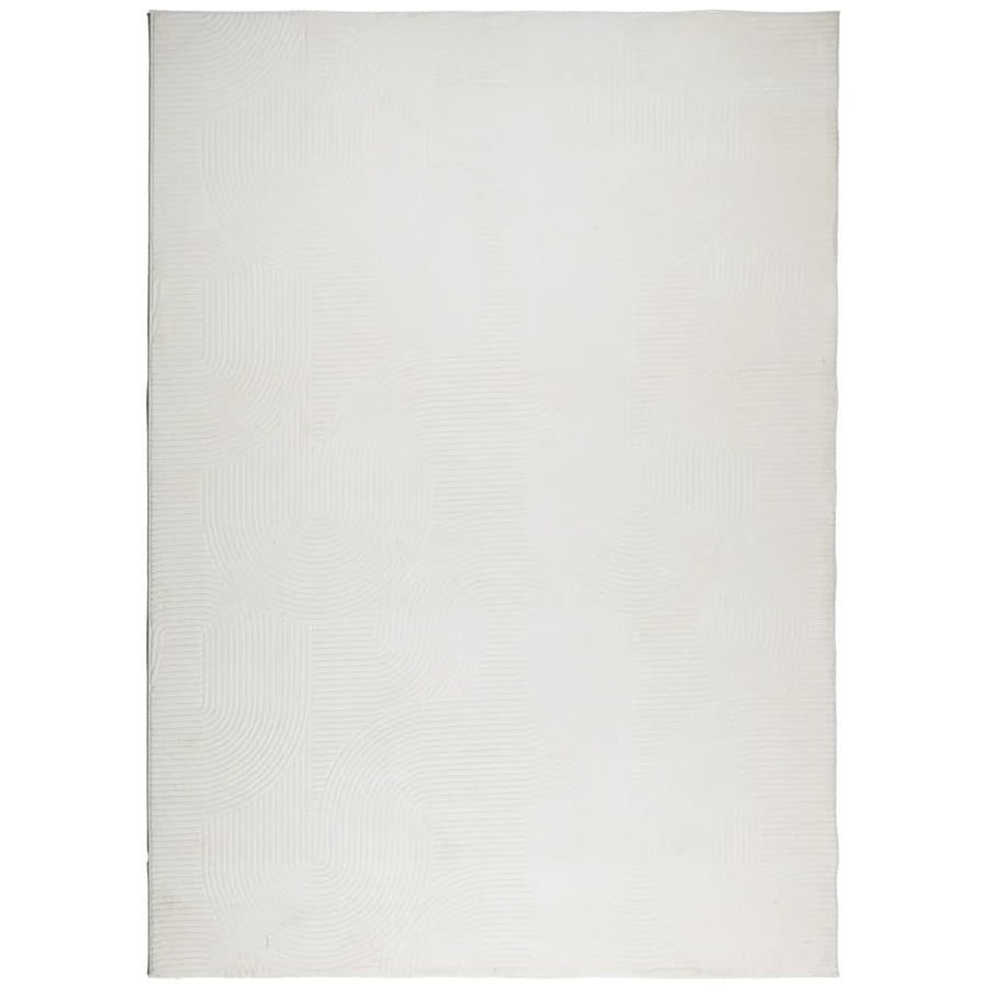 Vloerkleed Iza Laagpolig Scandinavisch Kleurig 200 x 280 cm Crème