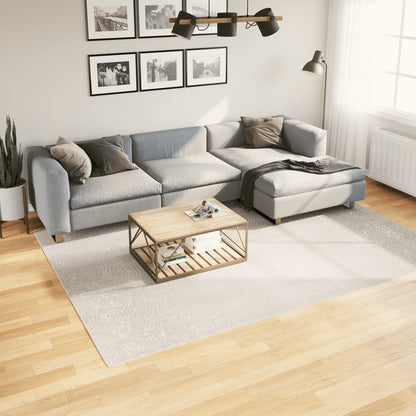 10-Delige Loungeset Met Kussens Poly Rattan Beige Blauw