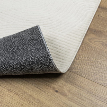 Vloerkleed Iza Laagpolig Scandinavisch Kleurig 240 x 340 cm Crème