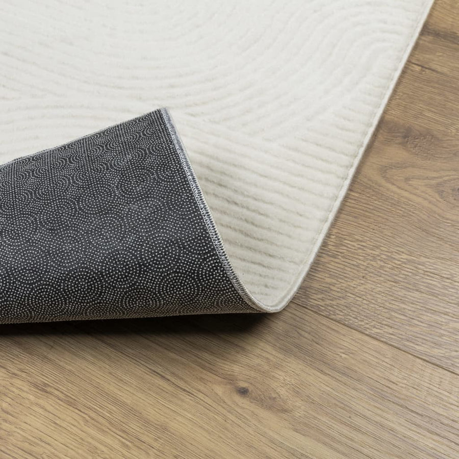 Vloerkleed Iza Laagpolig Scandinavisch Kleurig 240 x 340 cm Crème