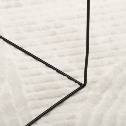 Vloerkleed Iza Laagpolig Scandinavisch Kleurig 240 x 340 cm Crème