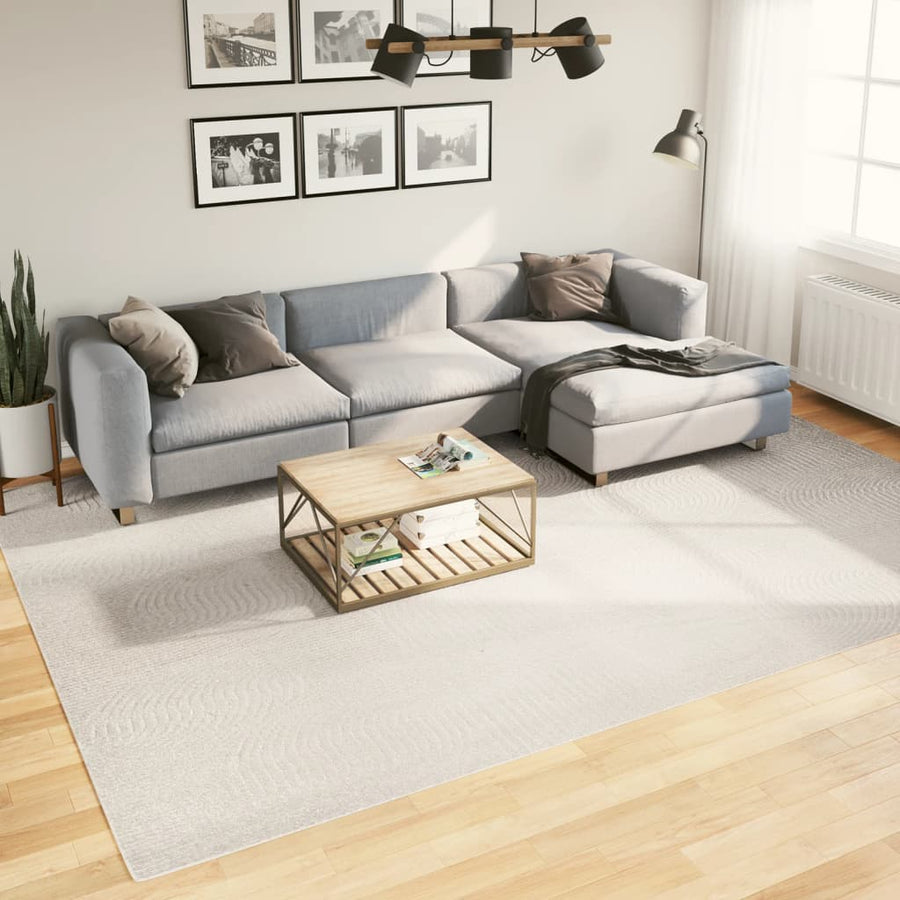 Vloerkleed Iza Laagpolig Scandinavisch Kleurig 240 x 340 cm Crème