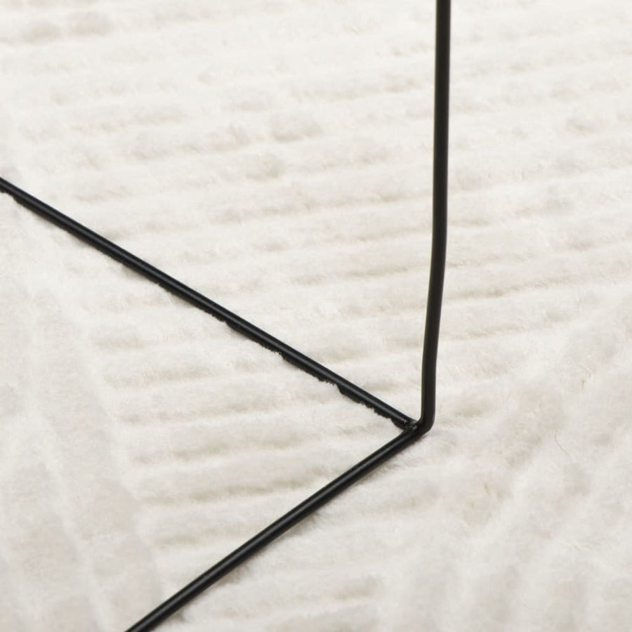 Vloerkleed Iza Laagpolig Scandinavisch Kleurig Ø 120 cm Crème