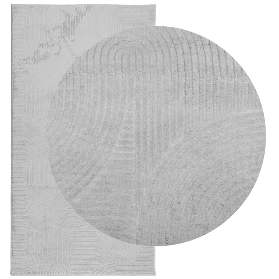 Vloerkleed Iza Laagpolig Scandinavisch 80X150 Cm Grijs