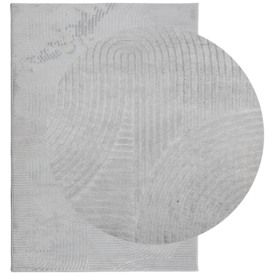 Vloerkleed Iza Laagpolig Scandinavisch 120X170 Cm Grijs