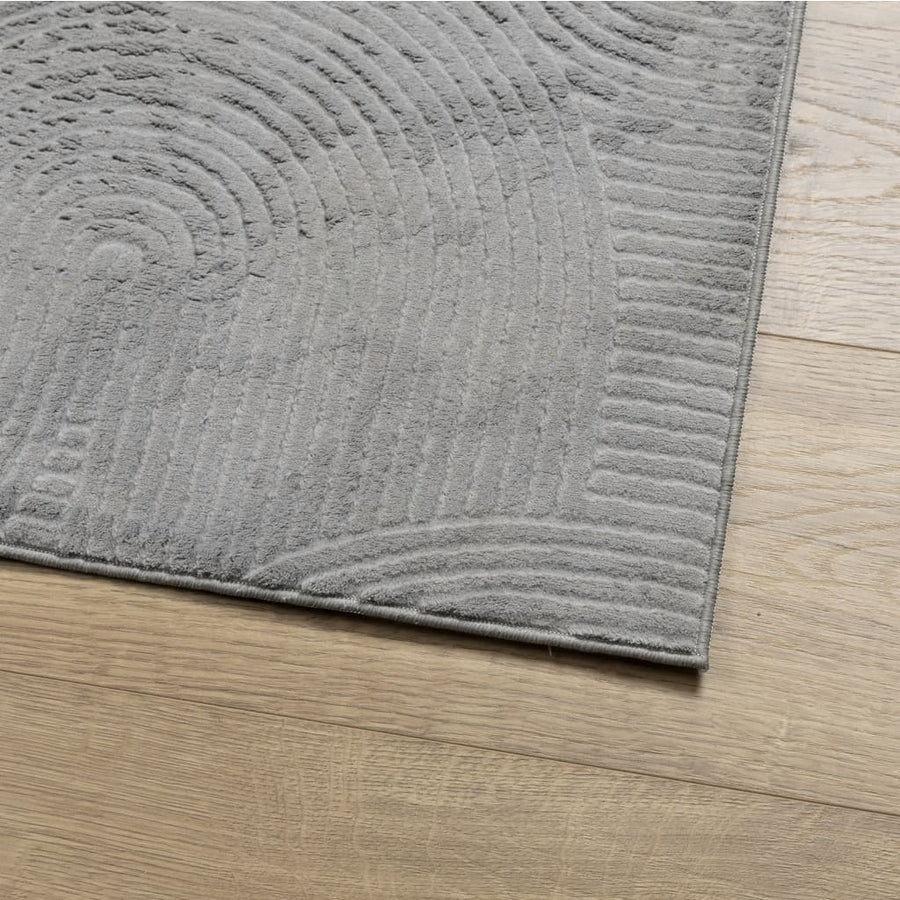 Vloerkleed Iza Laagpolig Scandinavisch 120X170 Cm Grijs