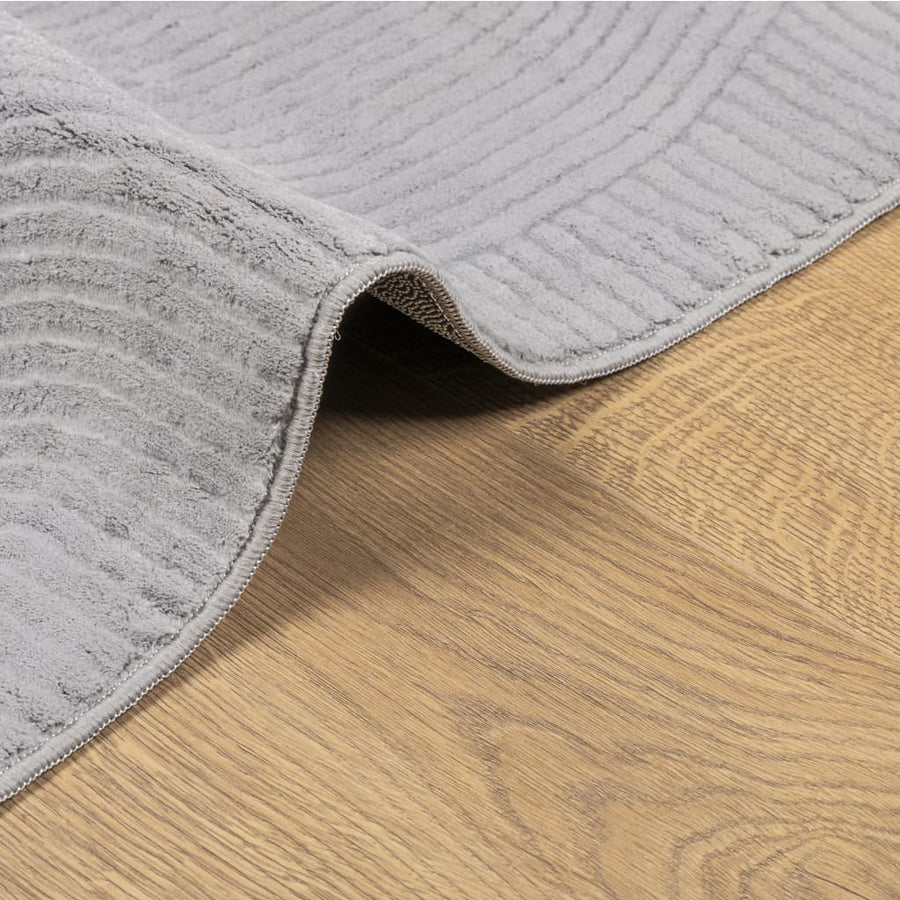 Vloerkleed Iza Laagpolig Scandinavisch 120X170 Cm Grijs
