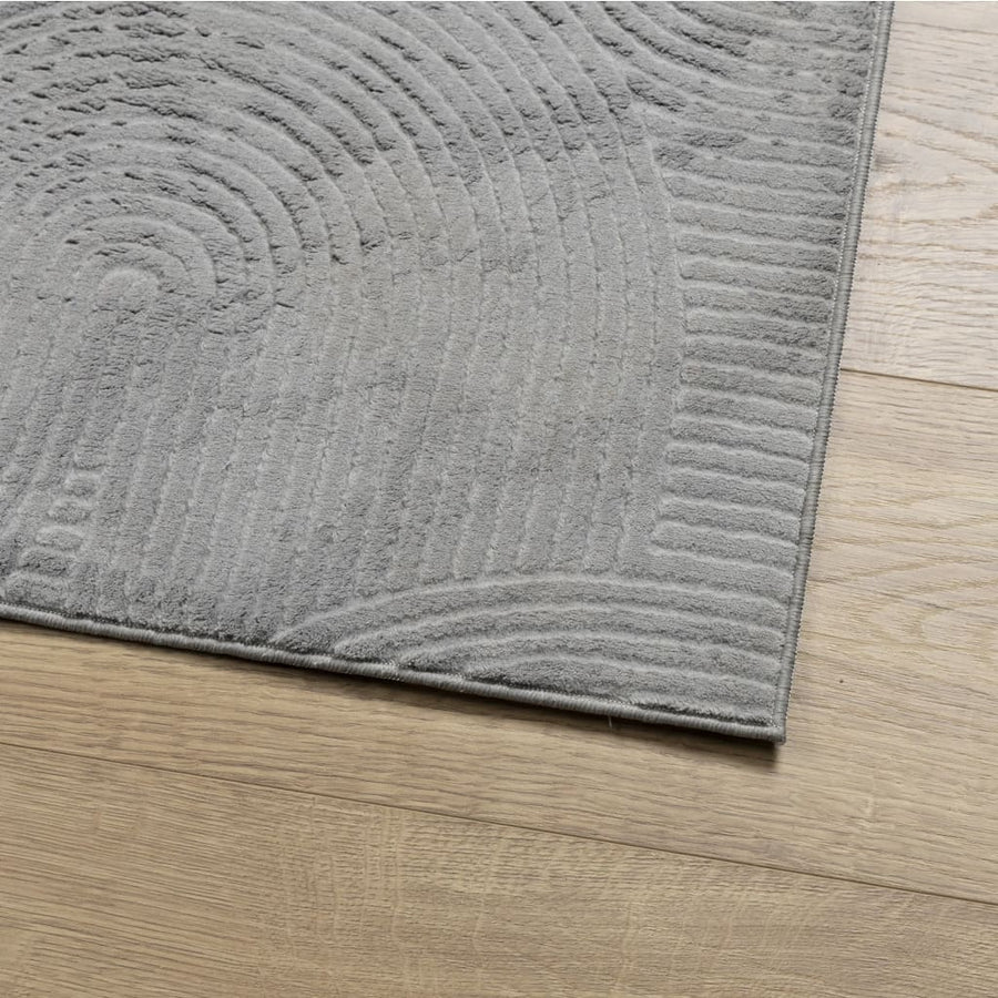 Vloerkleed Iza Laagpolig Scandinavisch 160X230 Cm Grijs