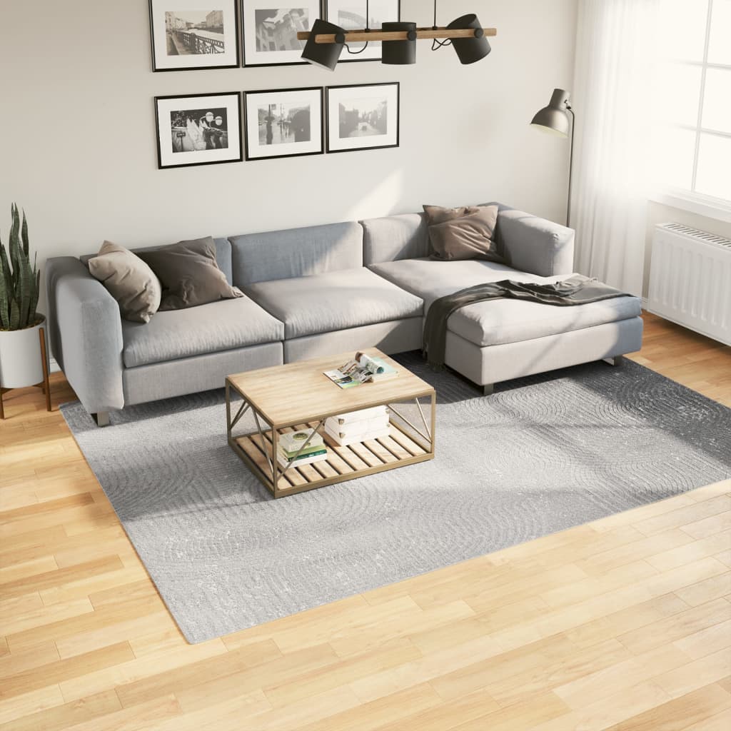 10-Delige Loungeset Met Kussens Poly Rattan Beige Blauw