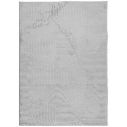 Vloerkleed Iza Laagpolig Scandinavisch 240 x 340 cm Grijs