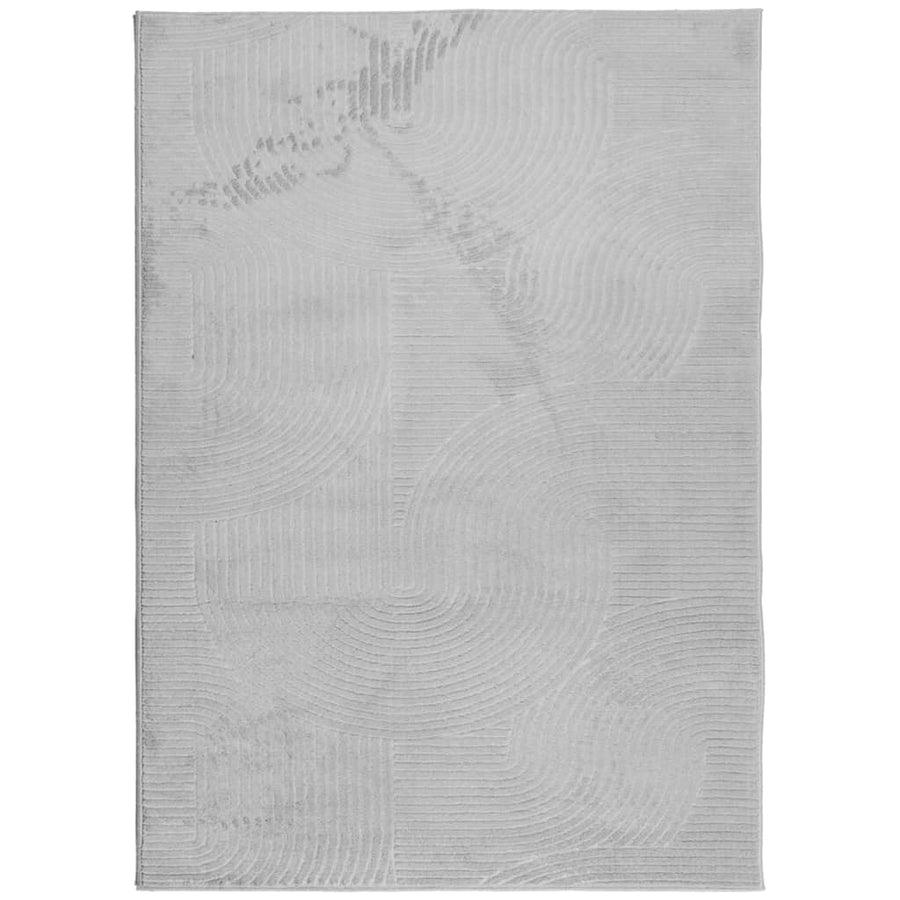 Vloerkleed Iza Laagpolig Scandinavisch 240 x 340 cm Grijs