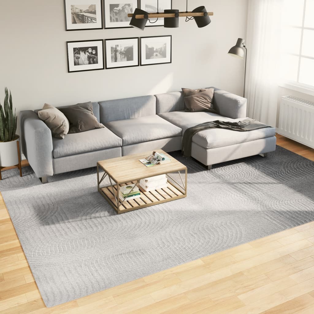Vloerkleed Iza Laagpolig Scandinavisch 240 x 340 cm Grijs