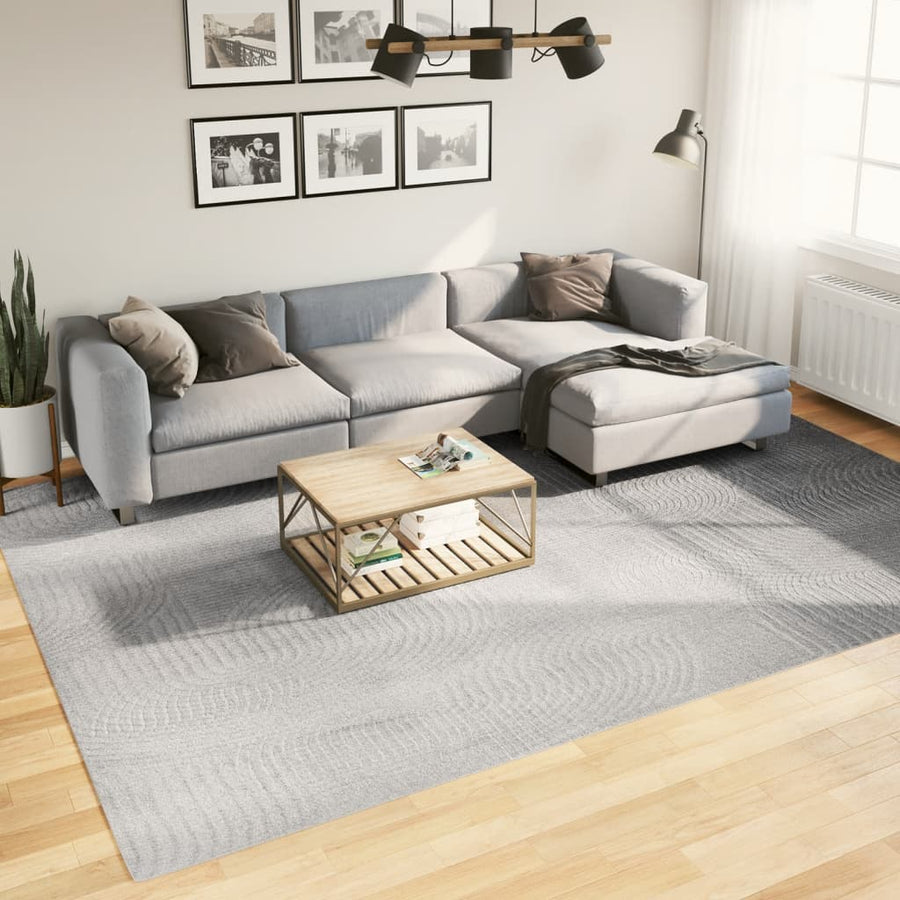 Vloerkleed Iza Laagpolig Scandinavisch 240 x 340 cm Grijs