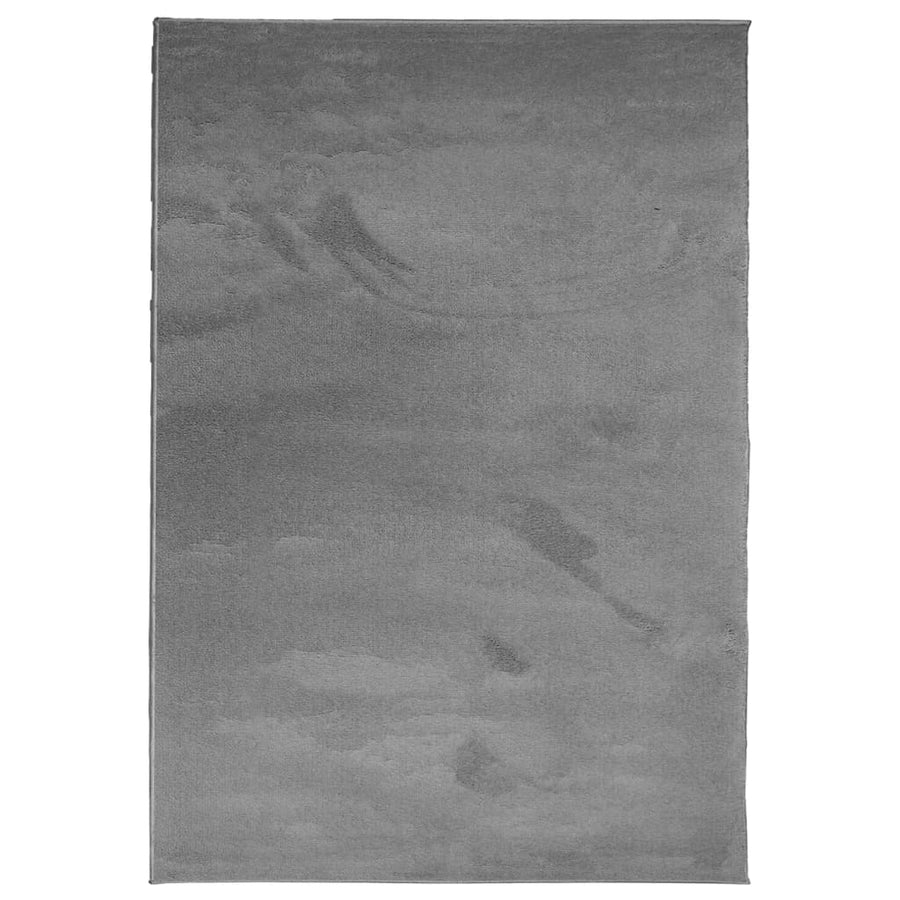 Vloerkleed Oviedo Laagpolig 160X230 Cm Antracietkleurig Donkerbruin