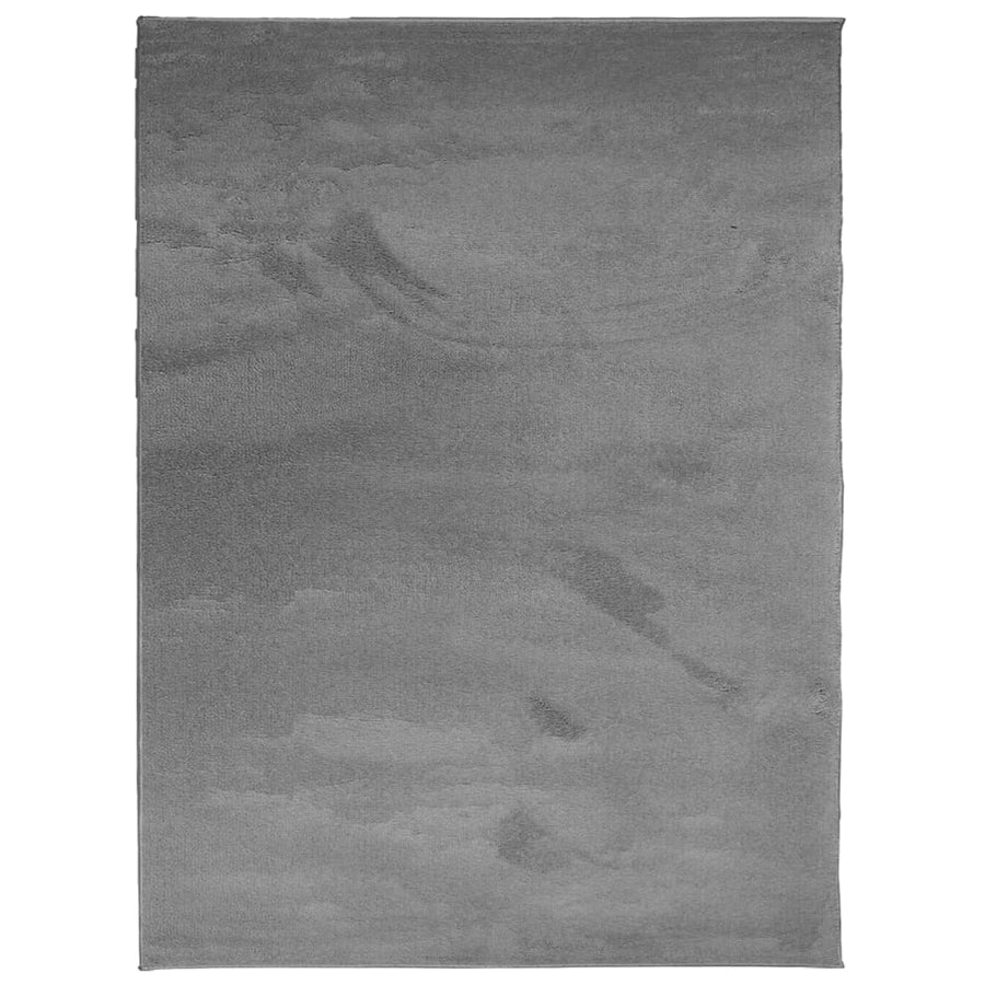 Vloerkleed Oviedo Laagpolig 240X340 Cm Antracietkleurig