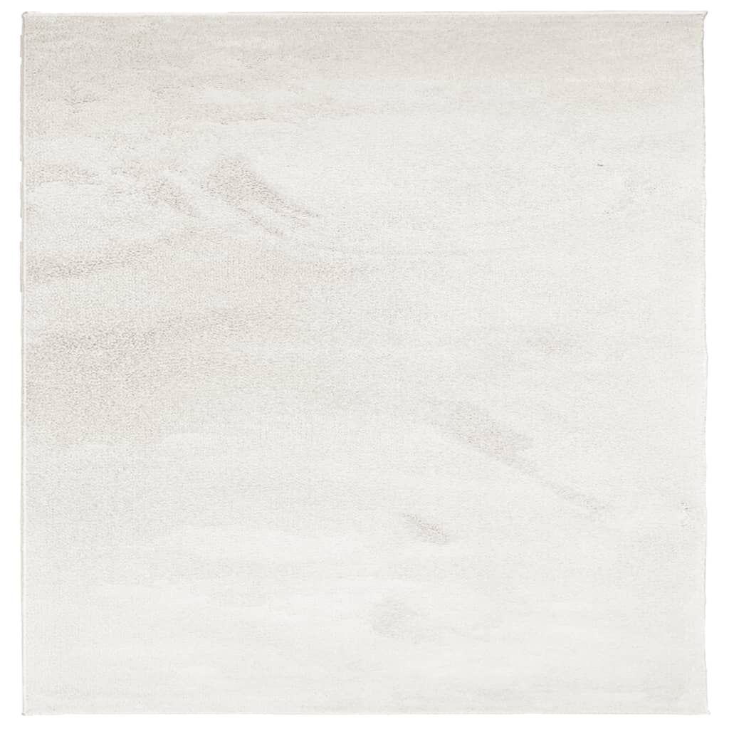 Vloerkleed Oviedo Laagpolig Beige 120 x 120 cm