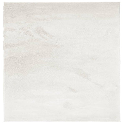 Vloerkleed Oviedo Laagpolig Beige 120 x 120 cm